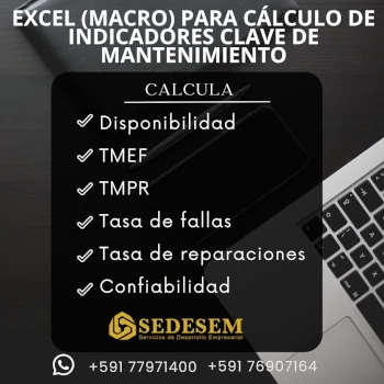 Para Cálculo de Indicadores Clave de Mantenimiento